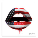 Flag - USA – Giclée printed on Canvas or Paper