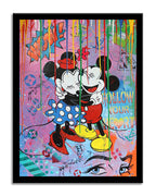 Follow Mickey Minnie - Original Painting on Canvas