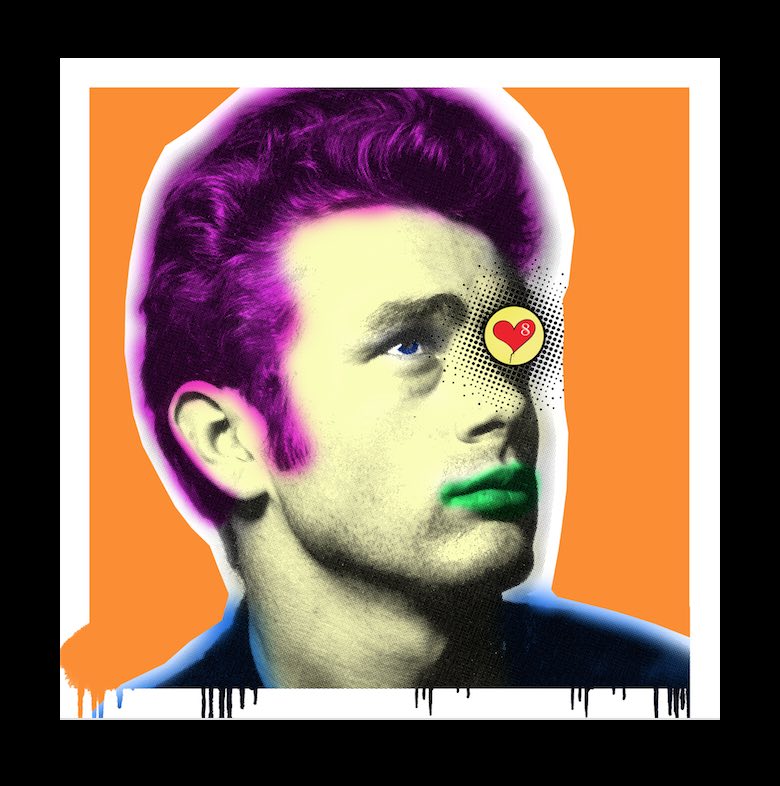 James Dean - Giant  – Giclée printed on Canvas or Paper