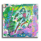 Girl Power Emotions - Original Painting on Canvas