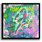 Girl Power Emotions - Original Painting on Canvas