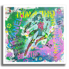 Girl Power Emotions - Original Painting on Canvas