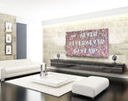 Never Give Up – Original Abstract Painting on canvas