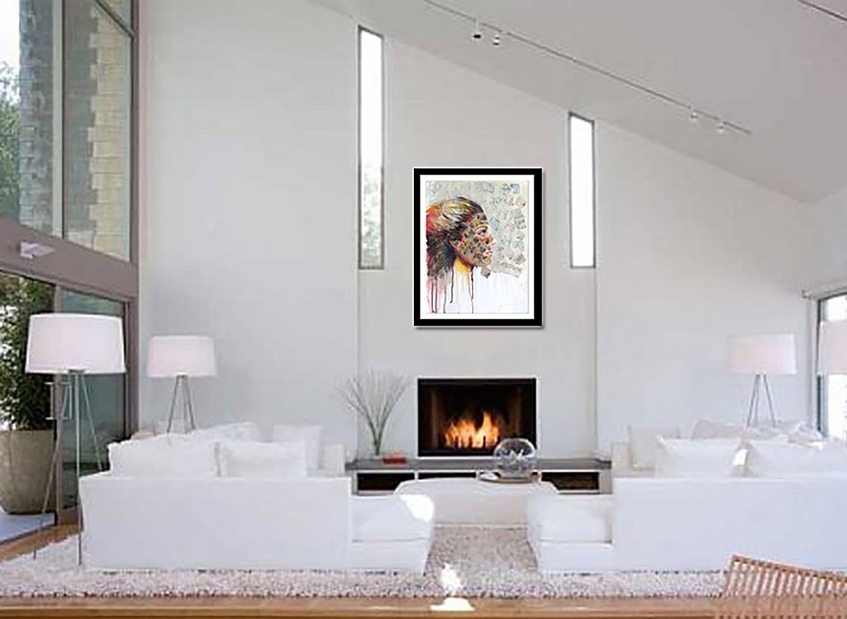 Good Time - Original Collage Painting on Paper