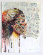 Good Time - Original Collage Painting on Paper