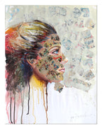 Good Time - Original Collage Painting on Paper