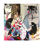 Grace Cartier - Original Collage Painting on Paper