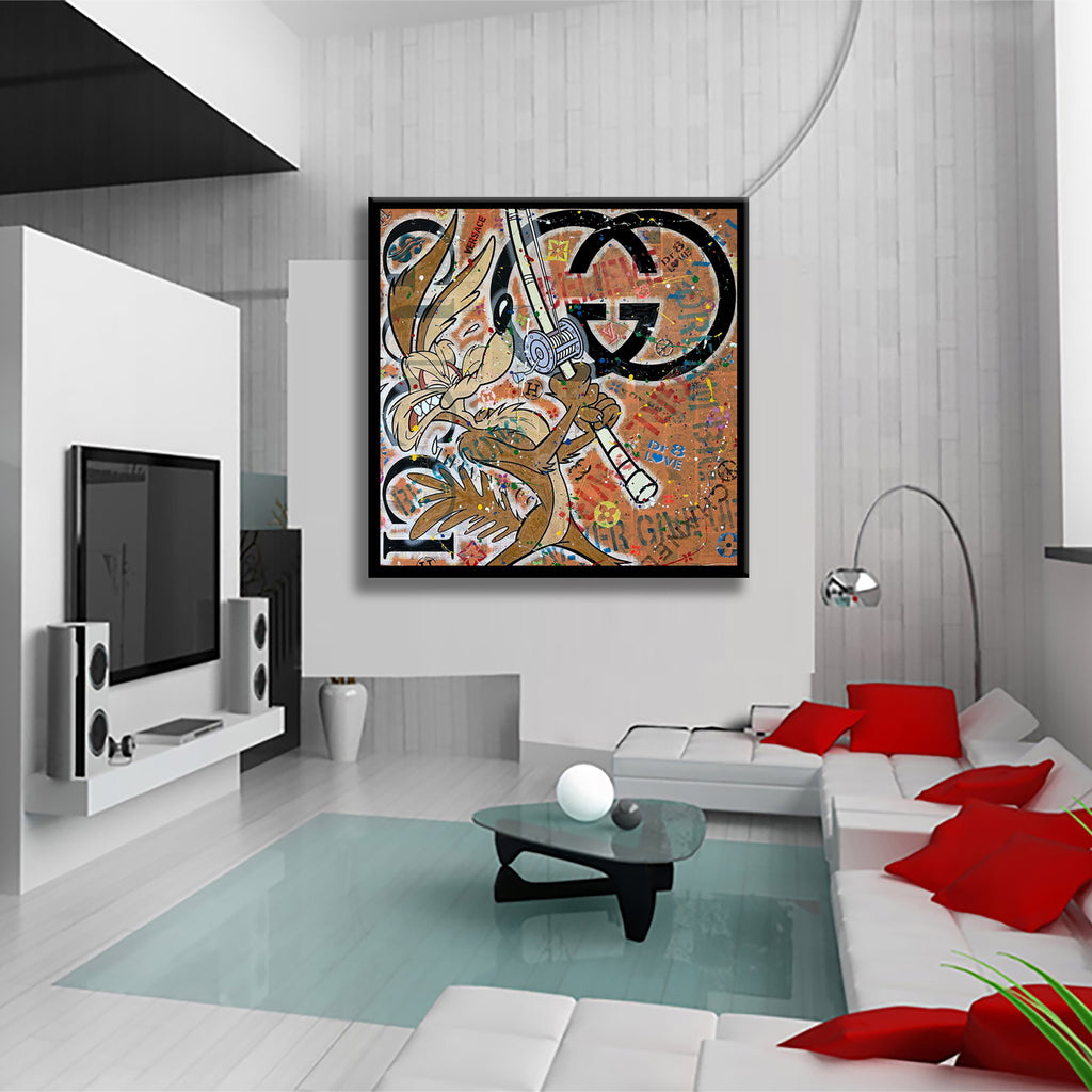 Gucci Coyote – Giclée printed on Canvas or Paper