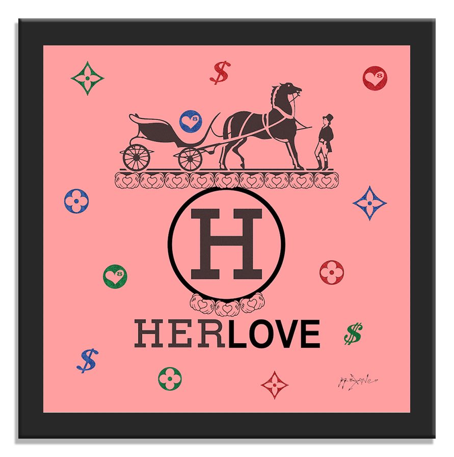Hermes Love 4 – Giclée printed on Canvas or Paper Secondary image