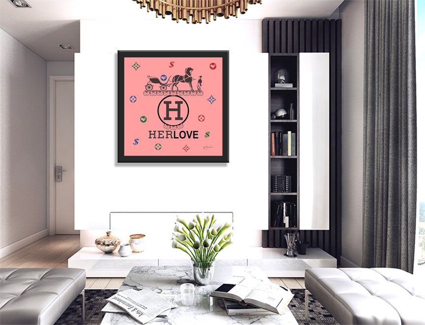Hermes Love 4 – Giclée printed on Canvas or Paper