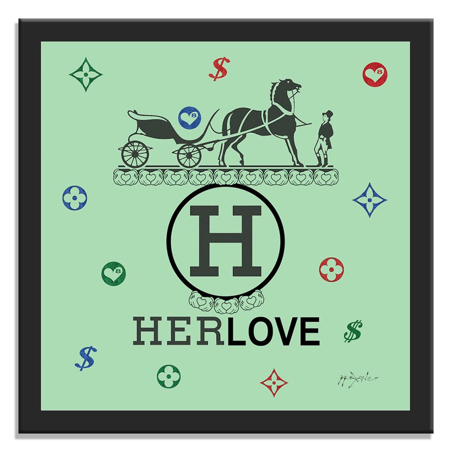 Hermes Love 5 – Giclée printed on Canvas or Paper Secondary image