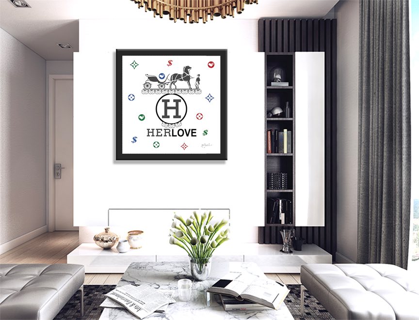 Hermes Love 6 – Giclée printed on Canvas or Paper