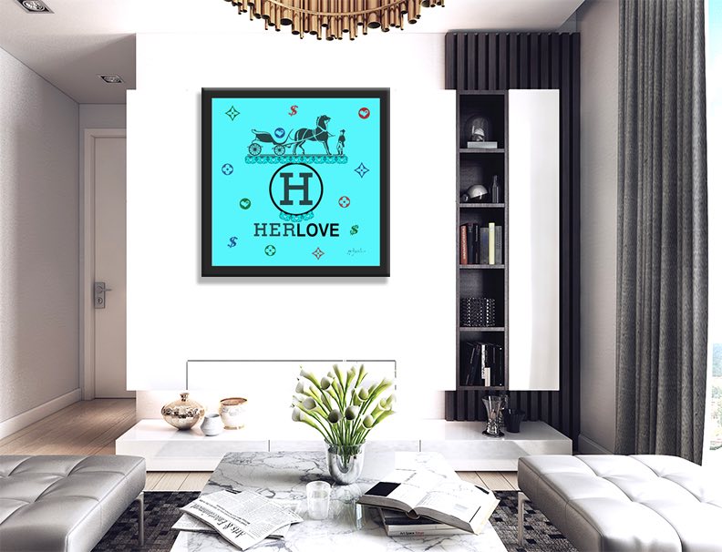 Hermes Love 7 – Giclée printed on Canvas or Paper