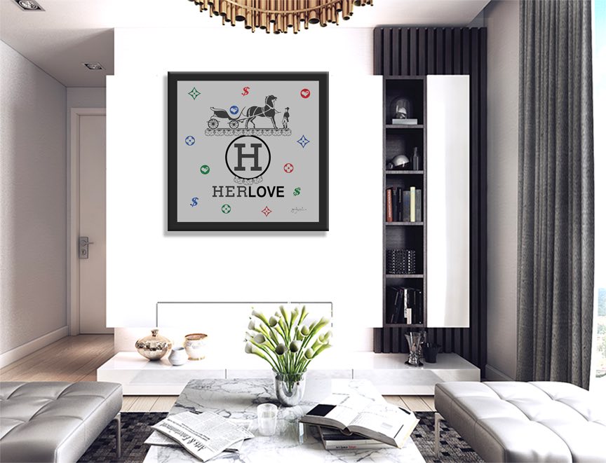 Hermes Love 8 – Giclée printed on Canvas or Paper