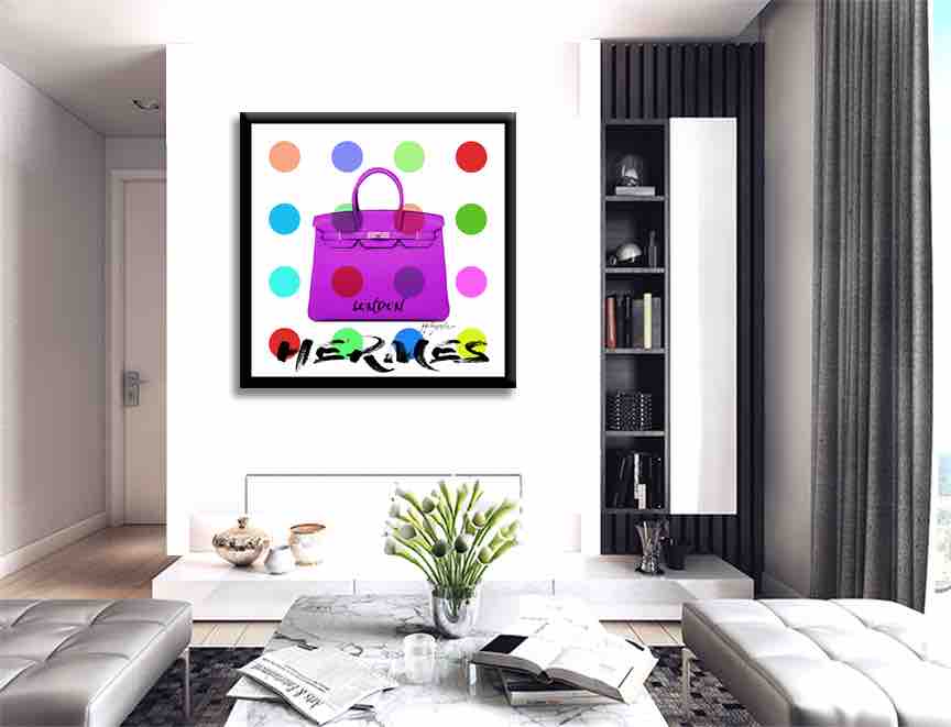 Hermes London – Giclée printed on Canvas or Paper