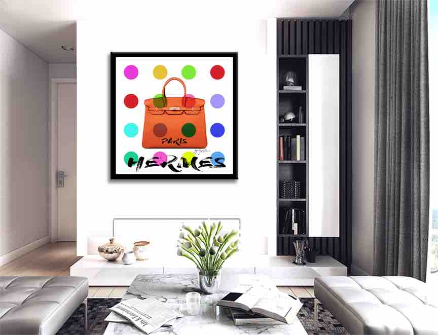 Hermes Paris – Giclée printed on Canvas or Paper