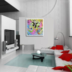 Happy and Rich - Original Painting on Canvas