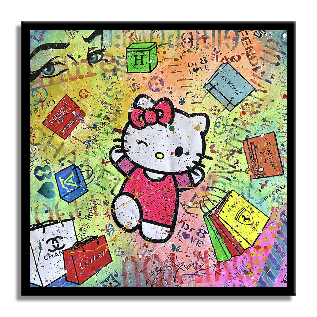 Hello Kitty - Cartier – Giclée printed on Canvas or Paper Secondary image