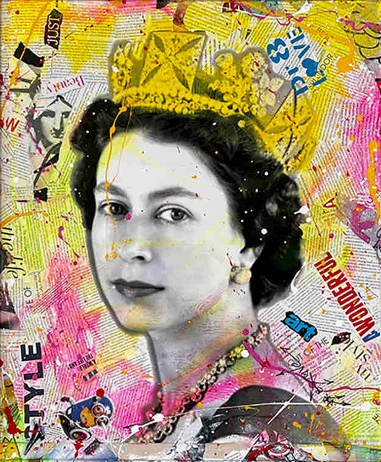 Her Majestic – Giclée printed on Canvas or Paper