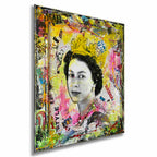 Her Majestic - Original Collage Painting on Paper