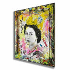 Her Majestic - Original Collage Painting on Paper