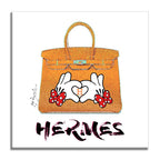 Hermes Minnie Mouse - Original Painting on Canvas