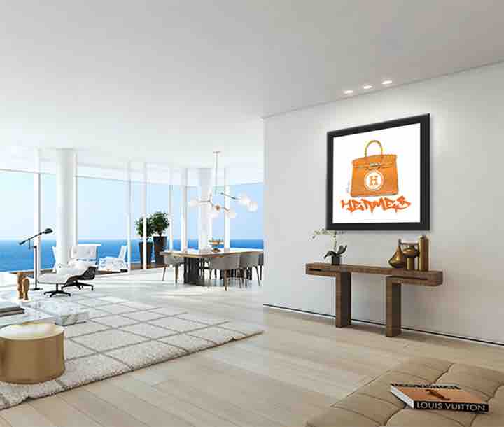 Hermes Color 1 – Giclée printed on Canvas or Paper