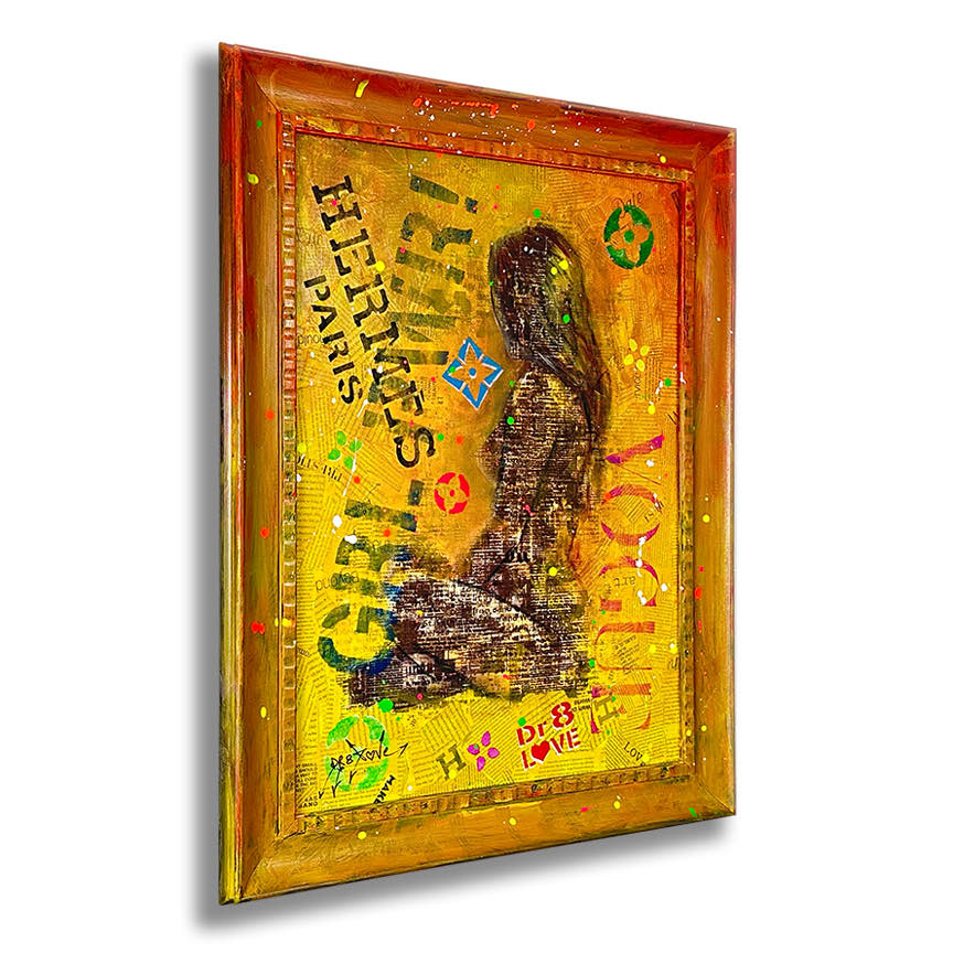 Hermes Girl - Original Painting on Canvas