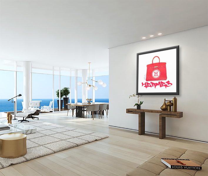 Hermes Color 2 – Giclée printed on Canvas or Paper