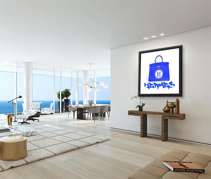 Hermes Color 3 – Giclée printed on Canvas or Paper