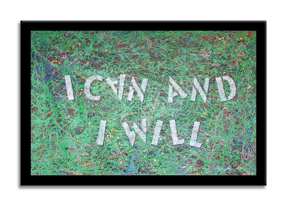 I Can and I will  – Original Abstract Painting on canvas