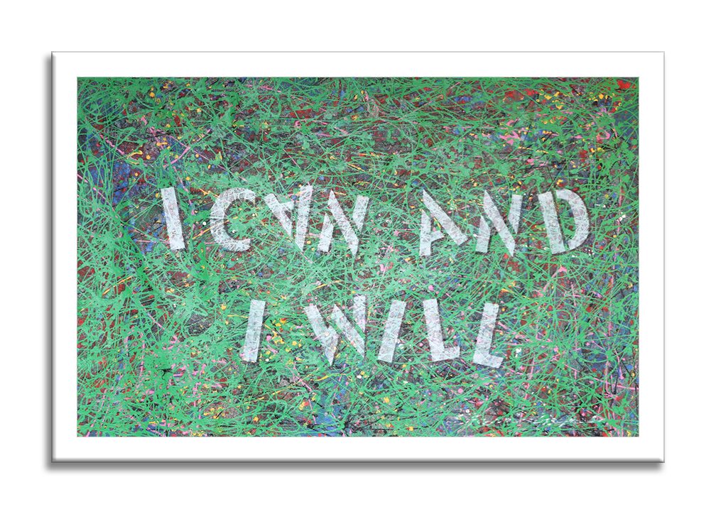 I Can and I will  – Original Abstract Painting on canvas
