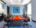 In Money we trust -Blue – Giclée printed on Canvas or Paper