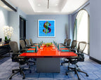 In Money we trust -Blue – Giclée printed on Canvas or Paper