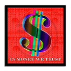 In Money we trust - Red – Giclée printed on Canvas or Paper