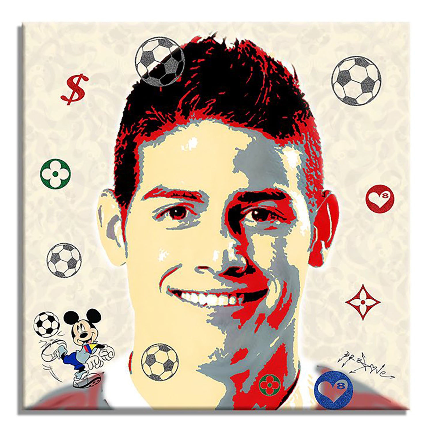 Neymar Jr - Brazil – Giclée printed on Canvas or Paper