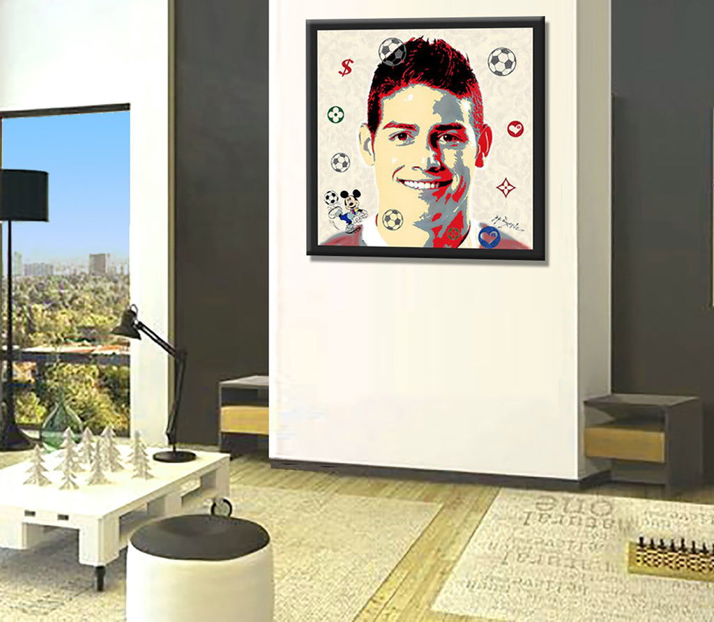 Neymar Jr - Brazil – Giclée printed on Canvas or Paper