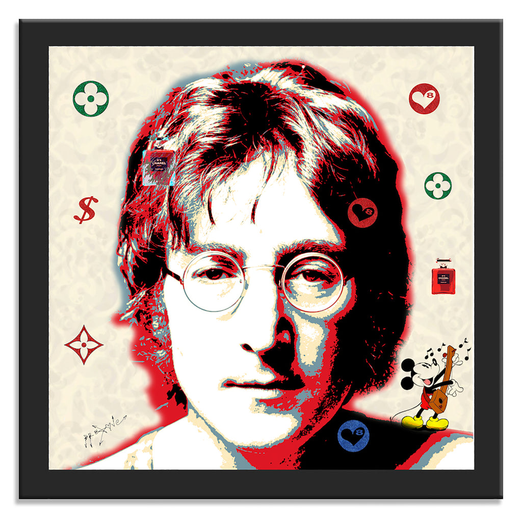 John Lennon - Peace – Giclée printed on Canvas or Paper