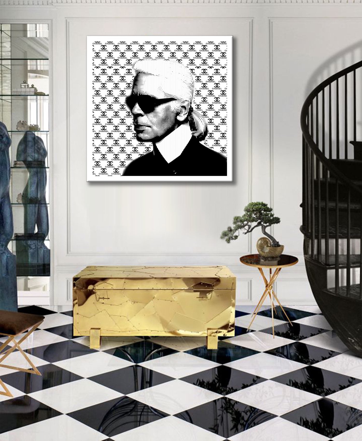 Karl Lagerfeld Chanel – Giclée printed on Canvas or Paper