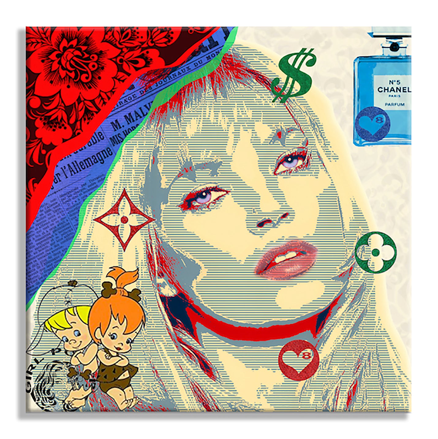 Kate Chanel – Giclée printed on Canvas or Paper