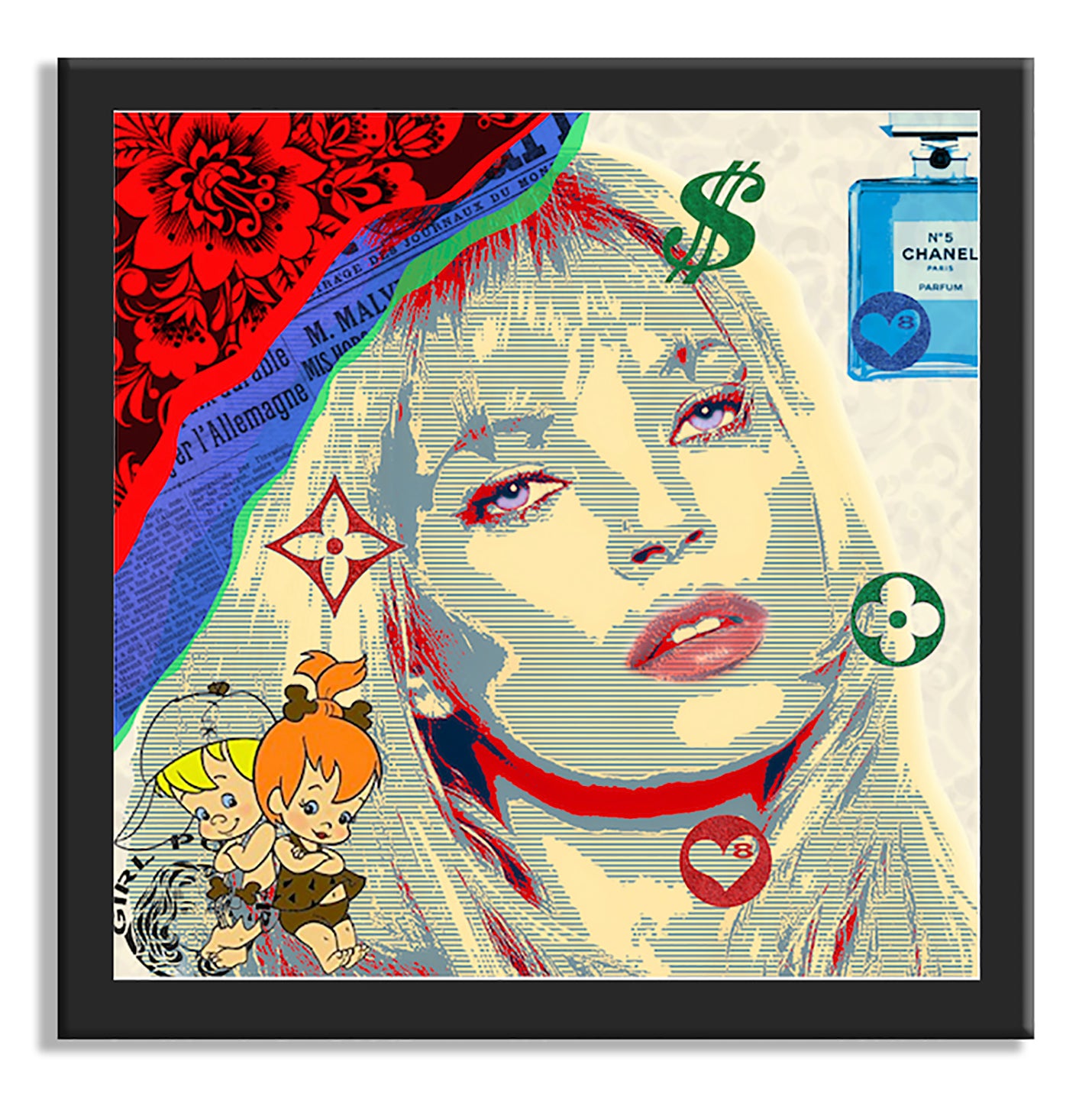 Kate Chanel – Giclée printed on Canvas or Paper