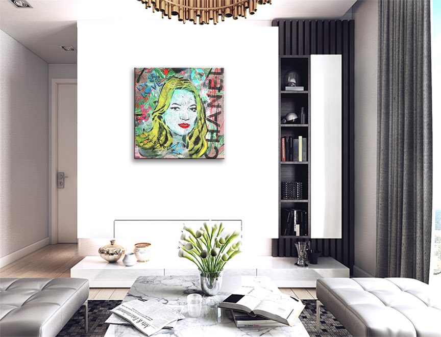 Kate Chanel LV - Original Painting on Canvas