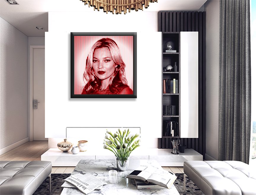 Kate Moss Always 1  – Giclée printed on Canvas or Paper