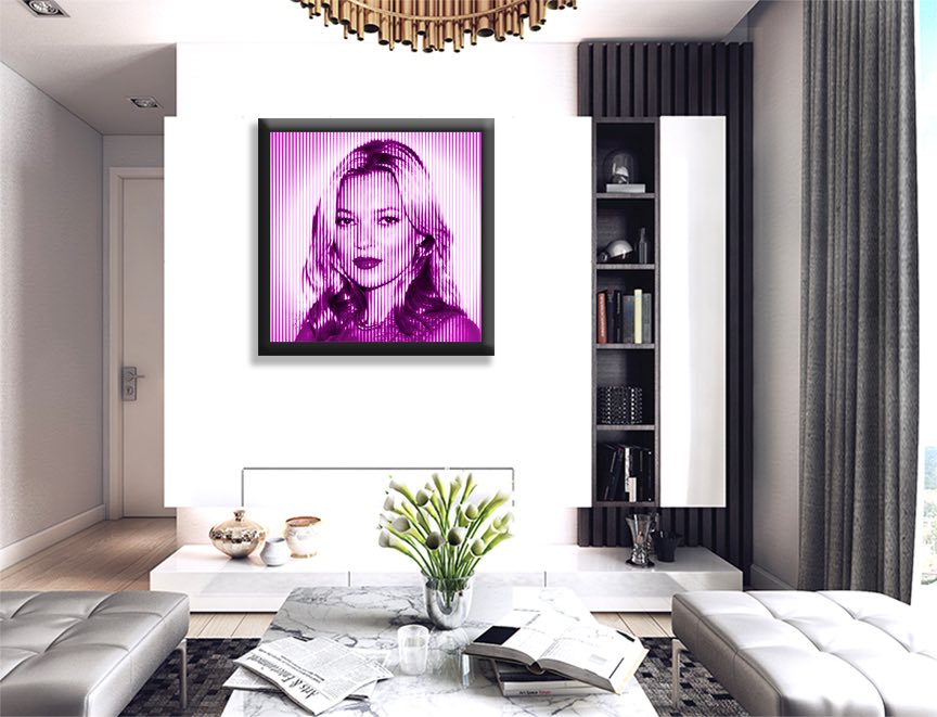 Kate Moss Always 3  – Giclée printed on Canvas or Paper