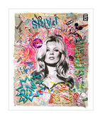 Kate Paris - Original Collage Painting on Paper