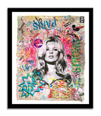 Kate Paris - Original Collage Painting on Paper