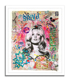 Kate Paris - Original Collage Painting on Paper