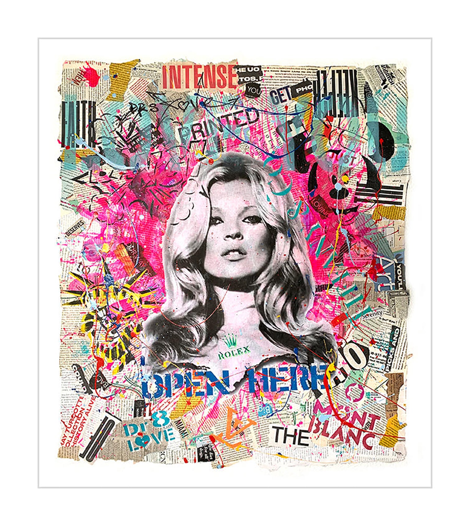 Kate Way - Original Collage Painting on Paper
