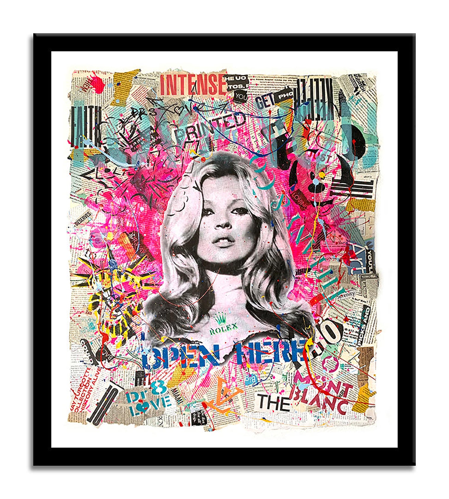 Kate Way - Original Collage Painting on Paper