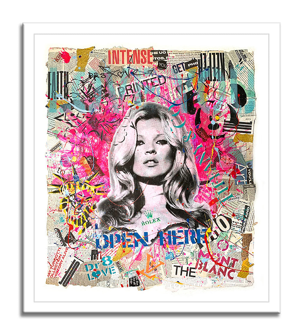 Kate Way - Original Collage Painting on Paper